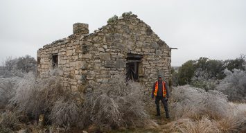 Investigating_stone_house_on_the_San_Angelo_Transmission_Line_survey_2018_Raba_Kistner_Web